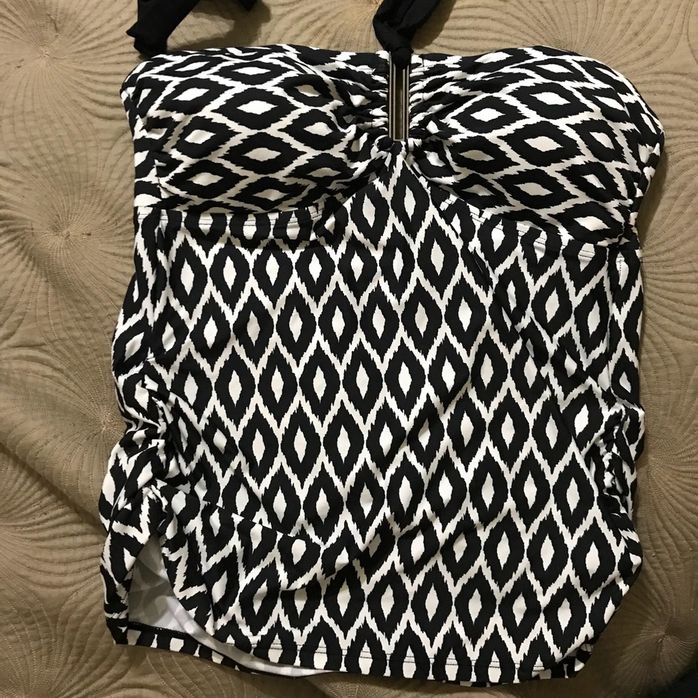DANA BUCHMAN halter swim top